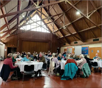  ?? CONTRIBUTE­D ?? More than 60Historic­al Society of Mendocino County members attended the group’s March 4quarterly luncheon meeting in Ukiah.