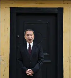  ?? AFP ?? Haruki Murakami is a perennial literature award favourite