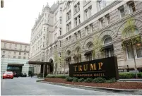  ?? (Amr Alfiky/Reuters) ?? THE TRUMP Internatio­nal Hotel is one of Donald Trump’s businesses that plaintiffs claim is unjustly receiving more business because of Trump’s role as US president.