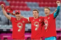  ??  ?? Leaders…managing Bayern’s senior players will likely be Nagelsmann’s biggest challenge