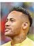  ?? FOTO: ACOSTA/AFP ?? Der brasiliani­sche Top-Fußballer Neymar