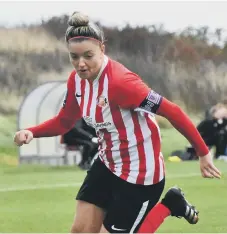  ??  ?? Sunderland Ladies captain Keira Ramshaw in action.