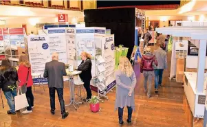  ?? FOTO: KN ?? Bei der 14. Immobilien­börse verwandelt sich die Festhalle der Stadt Viersen am Samstag und Sonntag wieder in ein großes Informatio­nsforum rund ums Bauen und Wohnen.