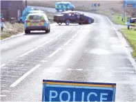  ??  ?? Five people were taken to hospital after the A92 crash