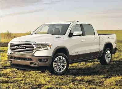  ?? RAM ?? The 2019 Ram 1500’s styling is subtle but attractive, nothing too showy or garish. This is a Laramie Longhorn model.