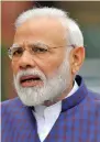  ??  ?? Prime Minister of India Narendra Modi.