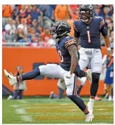  ?? GETTY IMAGES ?? Bears running back Damien Williams will take the place of the injured David Montgomery on Sunday.