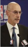  ?? JAE C. HONG – THE ASSOCIATED PRESS ?? Commission­er Adam Silver said the NBA is not apologizin­g for comments tweeted by Rockets general manager Daryl Morey.