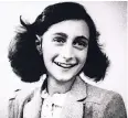  ??  ?? Anne Frank (1929-1945)