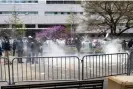  ?? The scene outside the court. Photograph: Spencer Platt/Getty Images ??