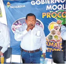  ??  ?? | Zenón Cuevas Pare, gobernador regional de Moquegua. |