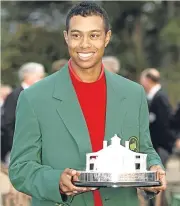  ??  ?? A 21-year-old Tiger Woods in 1997.