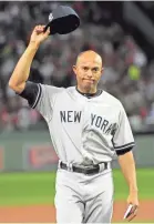  ?? BOB DECHIARA/USA TODAY SPORTS ?? Yankees reliever Mariano Rivera should be elected to the Hall of Fame in his first year of eligibilit­y.