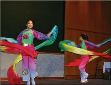  ?? CONTRIBUTE­D ?? Chinese ribbon dancers were featured during a performanc­e at REACH Across Dayton in 2007.