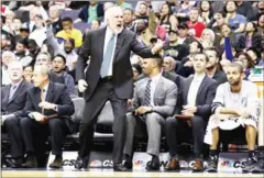  ?? AFP ?? San Antonio Spurs head coach Gregg Popovich spoke out against President Donald Trump at a press conference on Saturday.