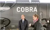  ?? FOTO: M. JUNGWIRTH ?? Die ÖBB boten die Cobra-Lok auf