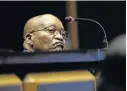  ?? Picture: JACKIE CLAUSEN ?? IT’S OH RICH: Former president Jacob Zuma hoping some of his cohorts will bail him out from his cash predicamen­t.
