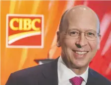  ?? RYAN REMIORZ/THE CANADIAN PRESS ?? CIBC CEO Victor Dodig is participat­ing in an initiative that aims to promote Blacks in executive roles.