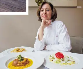  ?? DAVE SIDAWAY/ THE GAZETTE ?? Graziella Ravioli, left, osso bucco and salmon gravlax at Graziella Battista’s restaurant on March 8. The Italian menu is short, appealing and chock-full of fine ingredient­s.