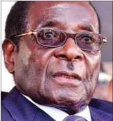  ??  ?? Mugabe