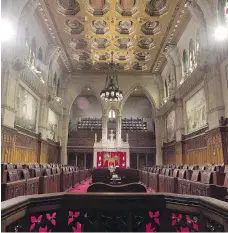  ?? ADRIAN WYLD / THE CANADIAN PRESS FILES ?? The Red Chamber has risen for the summer, and in doing so has effectivel­y forced the Liberal government’s hand to grant an extension for Bill S-3 for changes to the Indian Act.