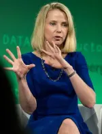  ??  ?? Ex-Yahoo boss Marissa Mayer faced criticism when she took maternity leave