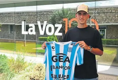  ?? IMÁGENES NICOLÁS BRAVO ?? PIEL ALBICELEST­E. Nasta confía en las posibilida­des de Racing. Está muy feliz en Córdoba e irá por más con la Academia.