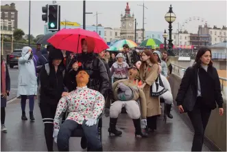  ??  ?? Collective conscience, Oscar Murillo, Turner Prize 2019.