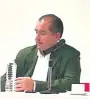  ??  ?? Aurelio Martínez, ayer en conferenci­a de prensa./Areli