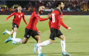  ?? Photo: AFP ?? Determined…Egypt will today take on Senegal in the second leg of the African World Cup playoffs.