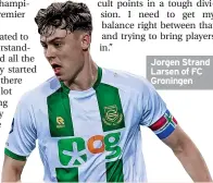  ?? ?? Jorgen Strand Larsen of FC Groningen