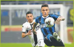  ?? CEDOC PERFIL ?? LAUTARO. El Inter buscará quedarse con el subcampeon­ato.