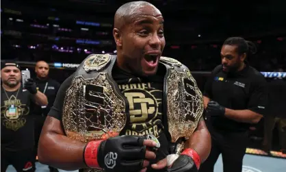  ??  ?? Daniel Cormier has said he will retire from fighting after his fight this weekend. Photograph: Jeff Bottari/Zuffa LLC/Zuffa LLC via Getty Images