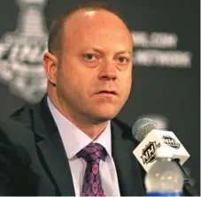  ?? | GETTY IMAGES ?? Hawks general manager Stan Bowman isn’t sure what he’s going to do now that Marian Hossa is sitting out the 2017- 18 season.