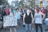  ?? PHOTO: GETTY ?? Demonstrat­ors protesting at the acquittal of former police officer Jason Stockley march yesterday in St Louis, Missouri.