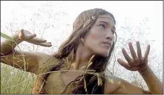  ??  ?? Q’orianka Kilcher stars as Pocahontas in Terence Malick’s muli-layered 2005love story The New World.