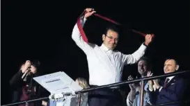  ?? ?? Ekrem Imamoglu: Punom parom naprijed