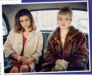  ??  ?? ROLES: Sophie Cookson as Christine, left, and Ellie Bamber in the BBC series