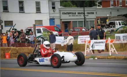  ?? SUBMITTED PHOTO ?? One of the vehicles in last year’s Coatesvill­e Invitation­al Vintage Grand Prix.