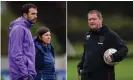  ??  ?? Juan Amoros and Karen Hills have been sacked by Tottenham, and Matt Beard (right) has left West Ham. Photograph: Getty Images