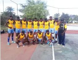  ??  ?? Defending Volleyball champions team Mutare Poly