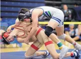  ?? ROBERTO E. ROSALES/JOURNAL ?? Rio Rancho’s Thomas Carrillo, top, will be attempting to win his second straight state title. On bottom is Rio Grande’s Alejandro Gutierrez.