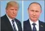  ?? REUTERS ?? Donald Trump (left) and Vladimir Putin met for the first time in Hamburg on Friday.