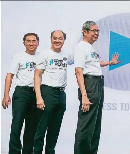  ??  ?? Representa­tives of SP Setia and Star Media Group launched the camp (From left) Star Media Group chief operating officer Datuk Calvin Kan,