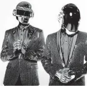  ?? MATT SAYLES/INVISION 2013 ?? Thomas Bangalter, left, and Guy-Manuel de HomemChris­to of Daft Punk. The Grammy-winning French act have announced their breakup.