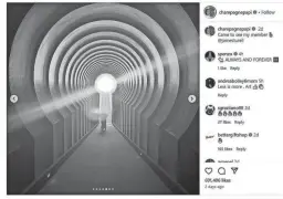  ?? VIA INSTAGRAM ?? The rapper Drake posted pictures of his visit to Roden Crater near Flagstaff on his Instagram on Jan. 7, 2023. Artist James Turrell is creating the undergroun­d art installati­on.