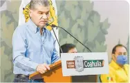  ??  ?? PROPUESTA. El gobernador planteó un convenio para salvaguard­ar la integridad de mineros.