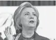  ?? JIM LO SCALZO, EUROPEAN PRESSSPHOT­O AGENCY ?? Clinton is seen as ‘ normal’ ...