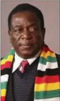  ??  ?? President Emmerson Mnangagwa