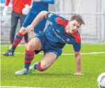  ?? FOTO: PETER SCHLIPF ?? Jo Rief und seine TSG spielten 1:1 gegen Nördlingen.